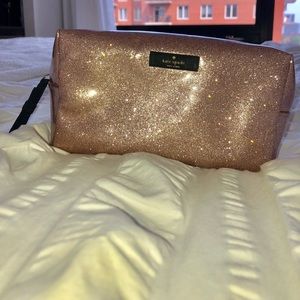 Kate spade pink makeup bag